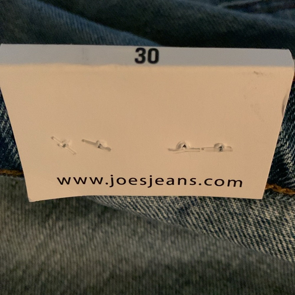 Joe's Jeans Blue Flare Wide Leg DenimThe Ryan Low Slung Baggy Jeans Size 30 -31 - Picture 9 of 15